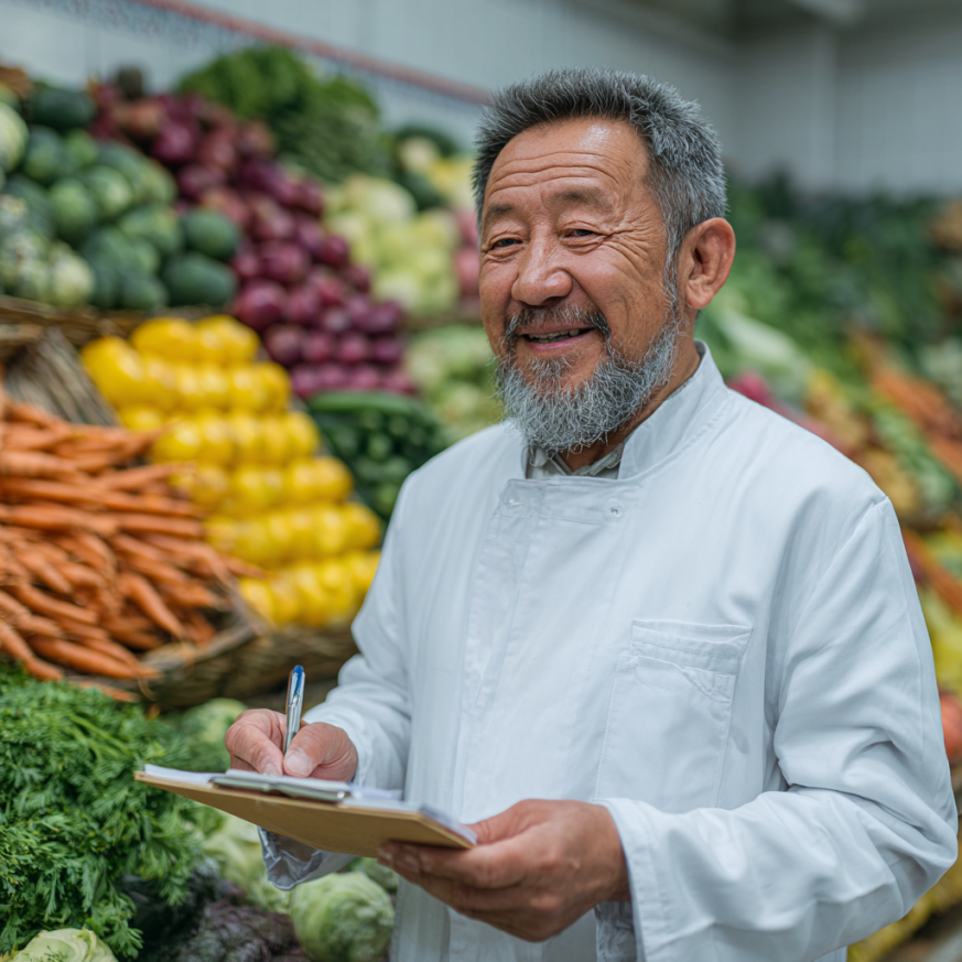 Katta yoshdagi erkak yoga mashq qilmoqda
